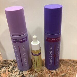 Tanologist Express Tan Self Tan Mousse Dark & Extra Dark & Face & Body Drops New